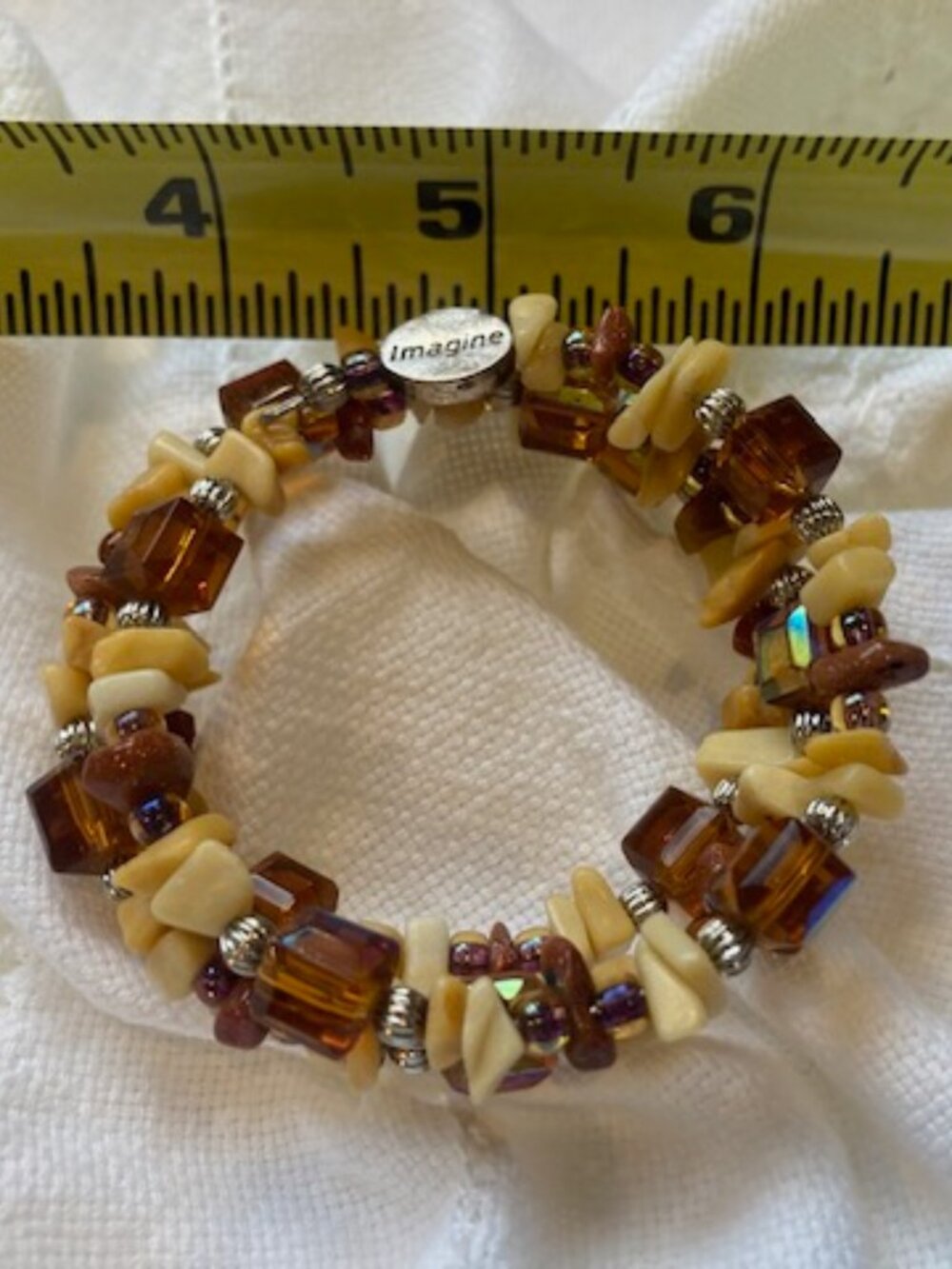Brown Shades beaded bracelet